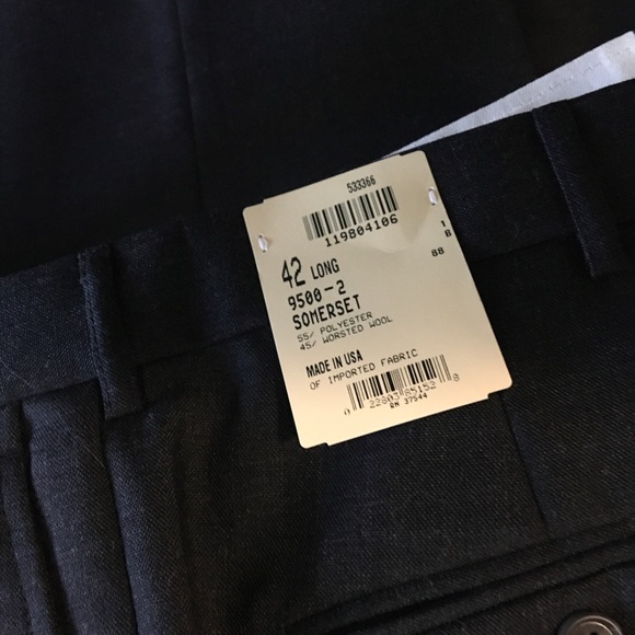 Hardwick Man’s Charcoal Gray Suit 48L / 42L NWT - Picture 4 of 10